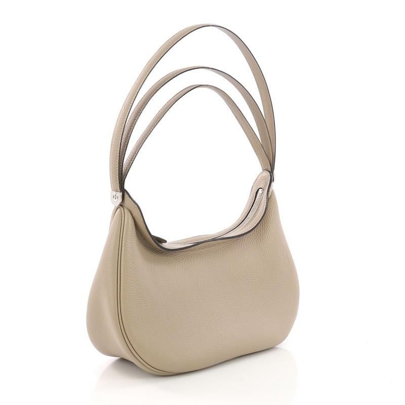 Beige Hermes Caporal Shoulder Bag Togo