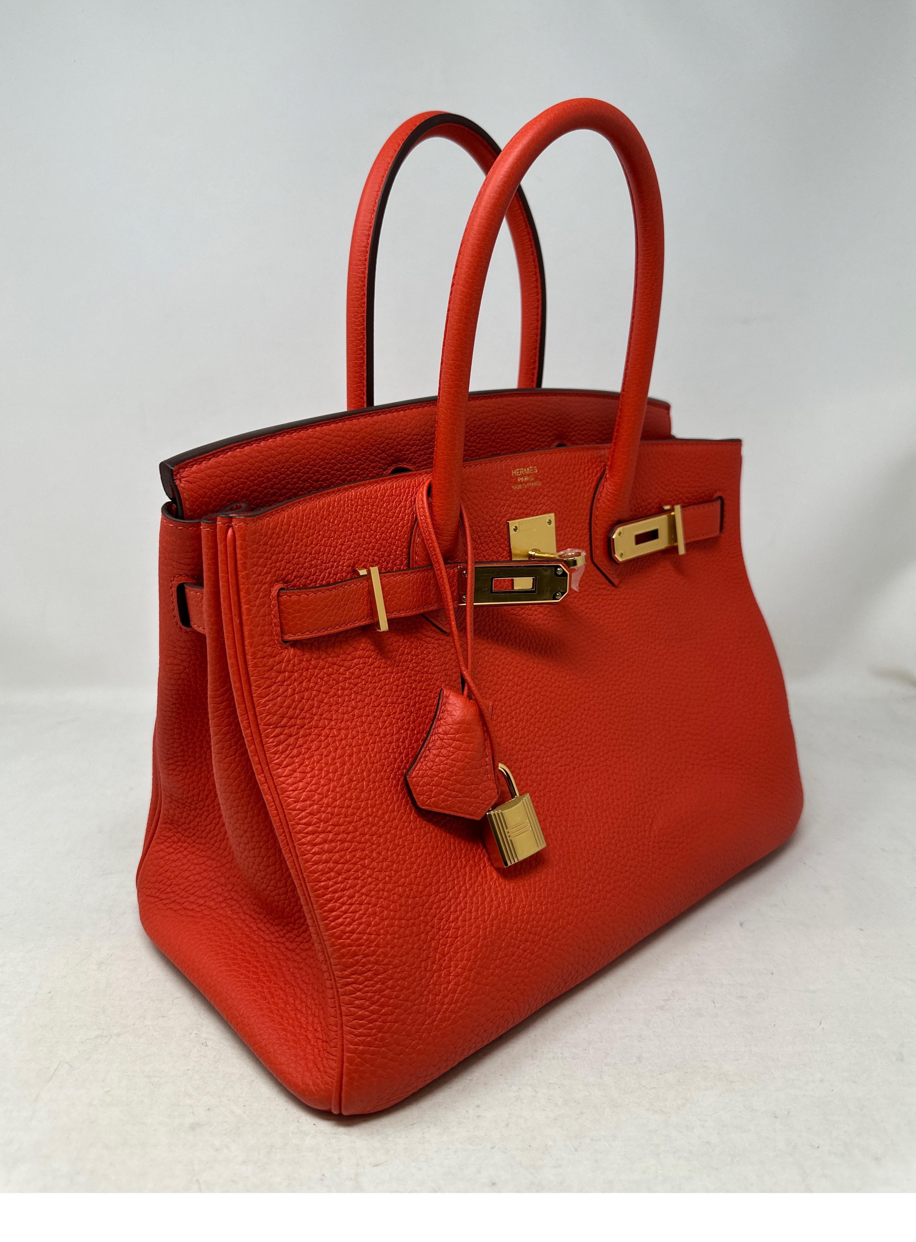 Hermes Capucine Birkin 30 Bag In Excellent Condition For Sale In Athens, GA