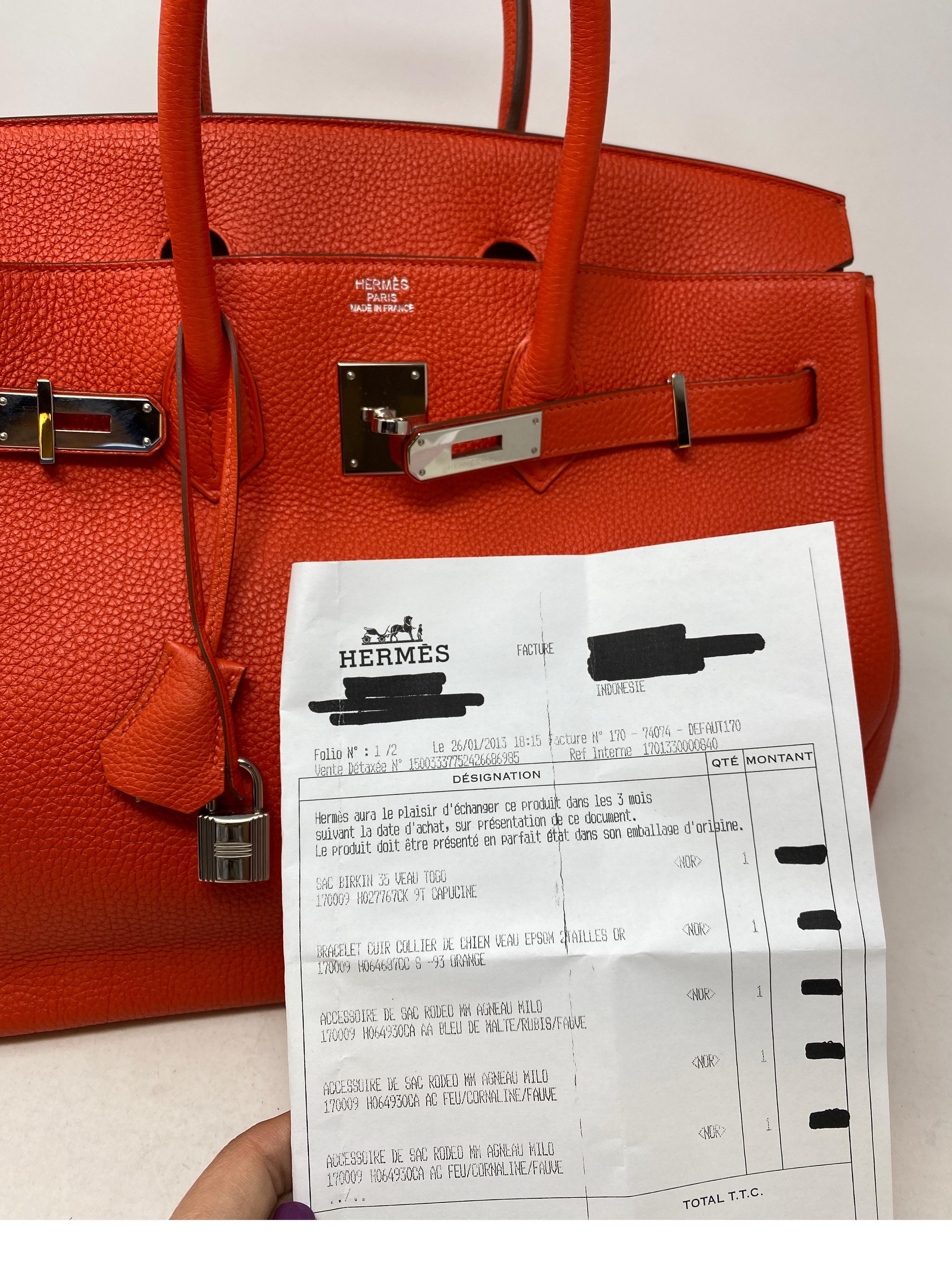 Hermes Capucine Birkin 35 Bag  10