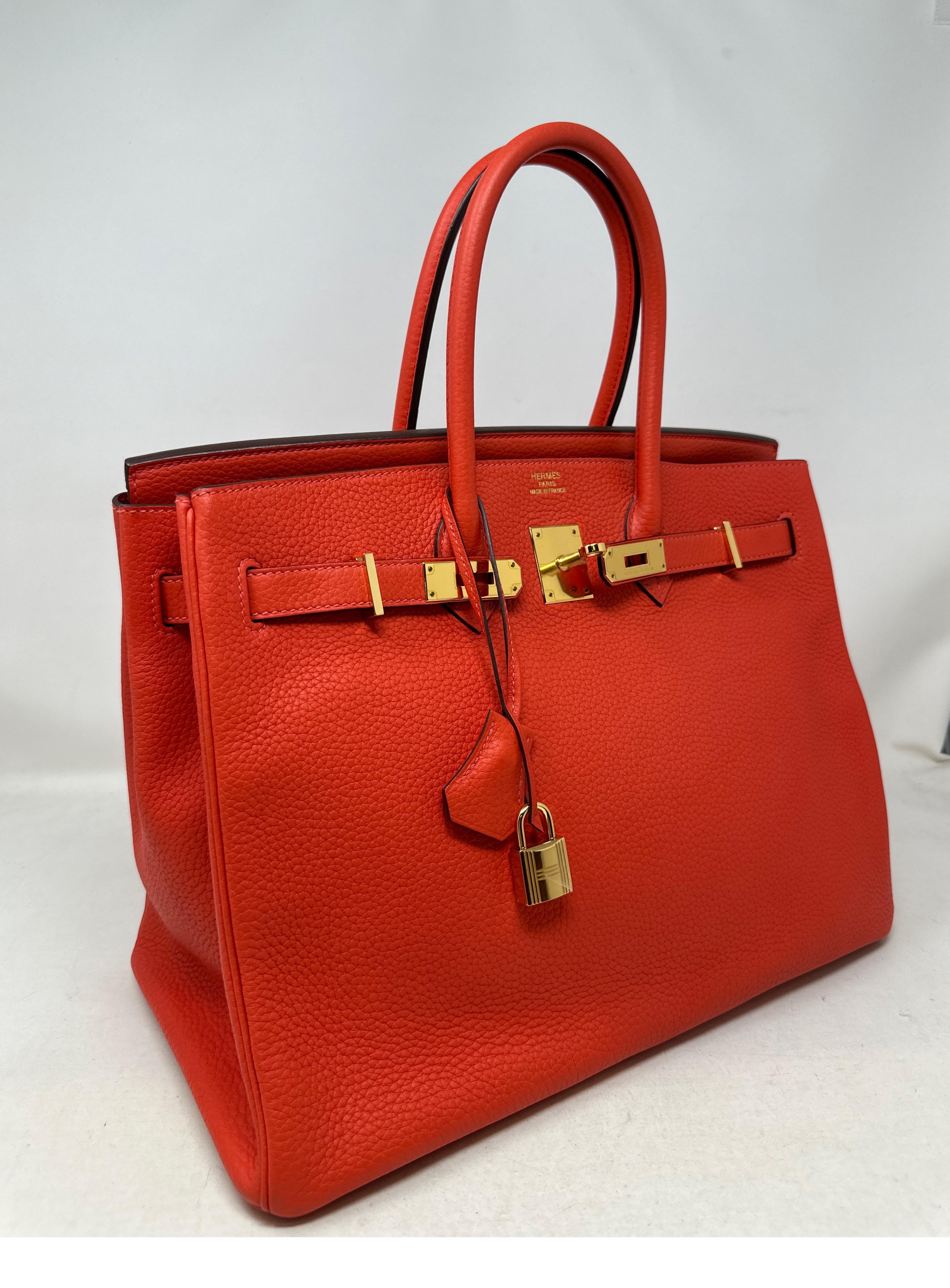 Hermes Capucine Birkin 35 Bag  In Excellent Condition For Sale In Athens, GA