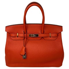 Hermes Capucine Birkin 35 Bag 