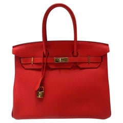 Hermes Capucine Birkin 35 Bag