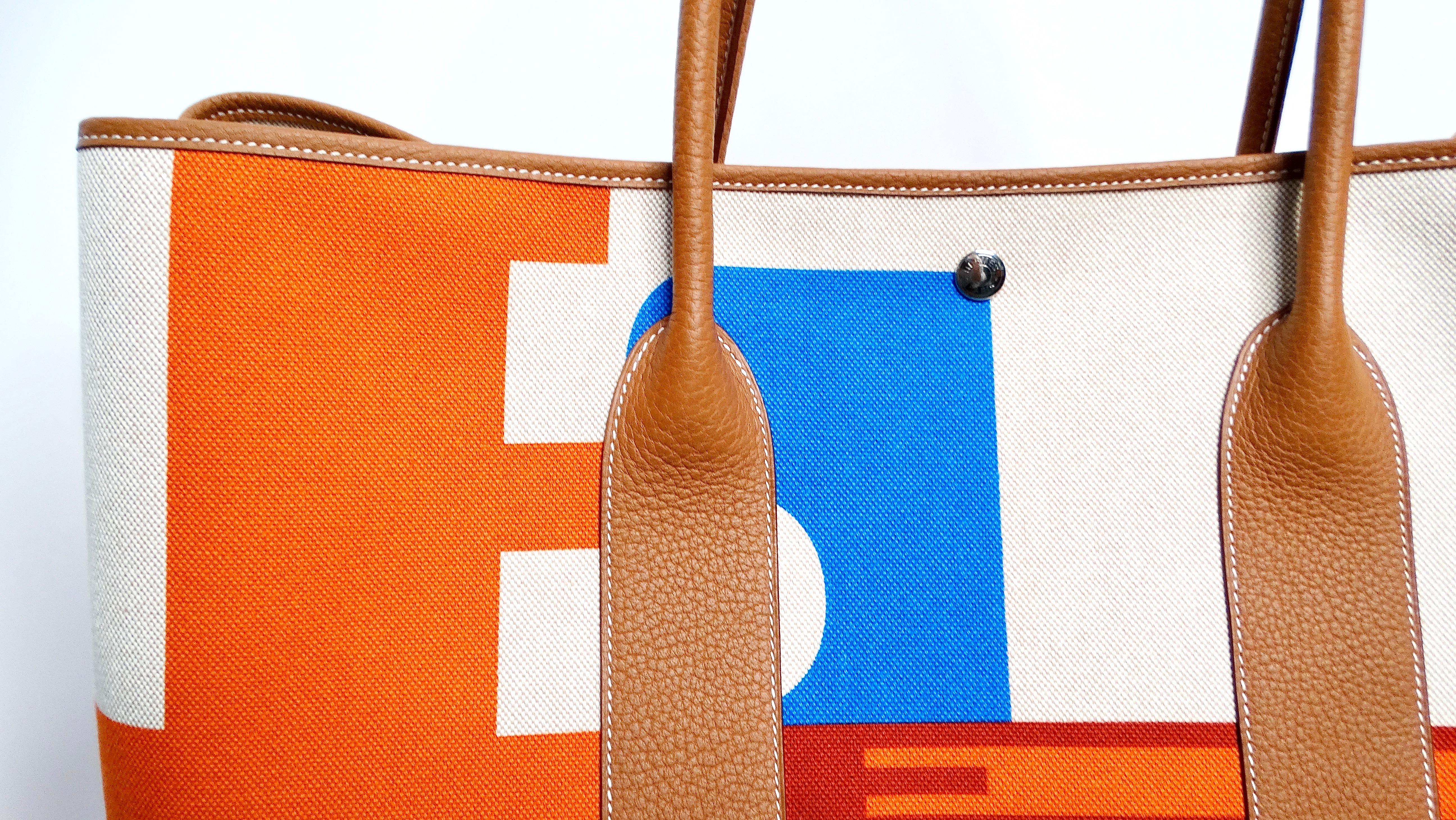 Hermes Capucine Garden Party 49 Voyage Tote Bag 8