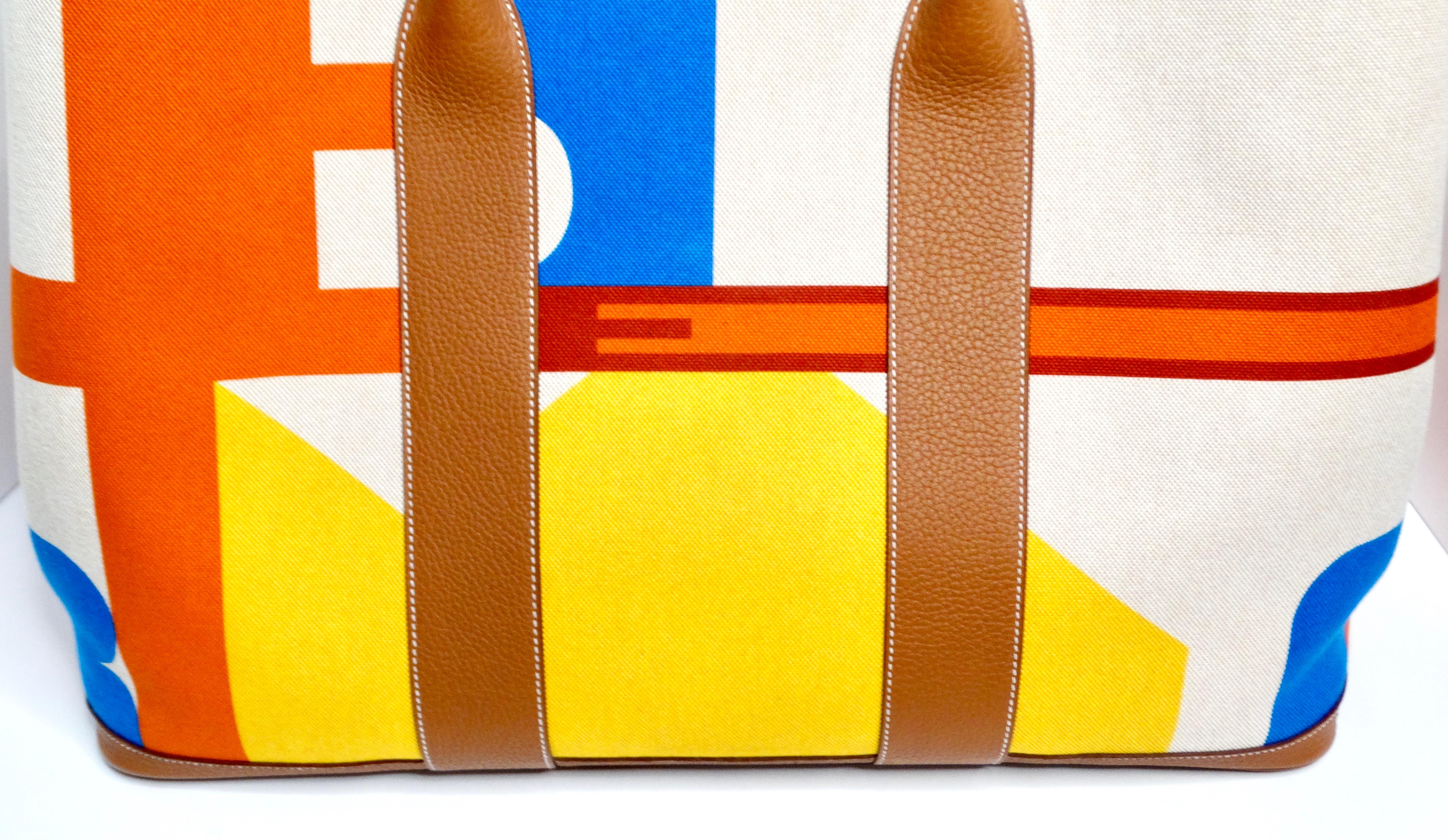 Hermes Capucine Garden Party 49 Voyage Tote Bag 9