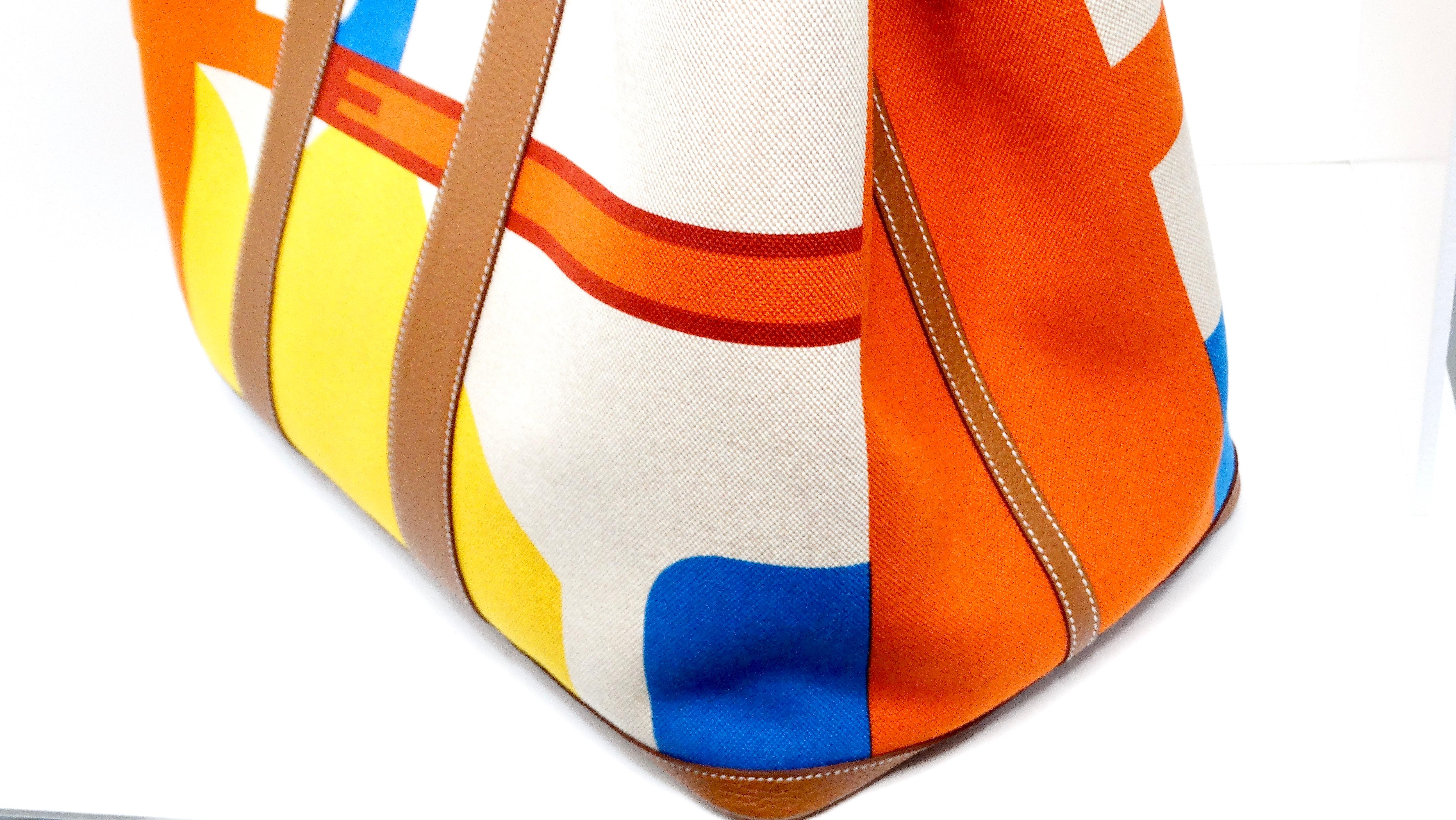 Hermes Capucine Garden Party 49 Voyage Tote Bag 1