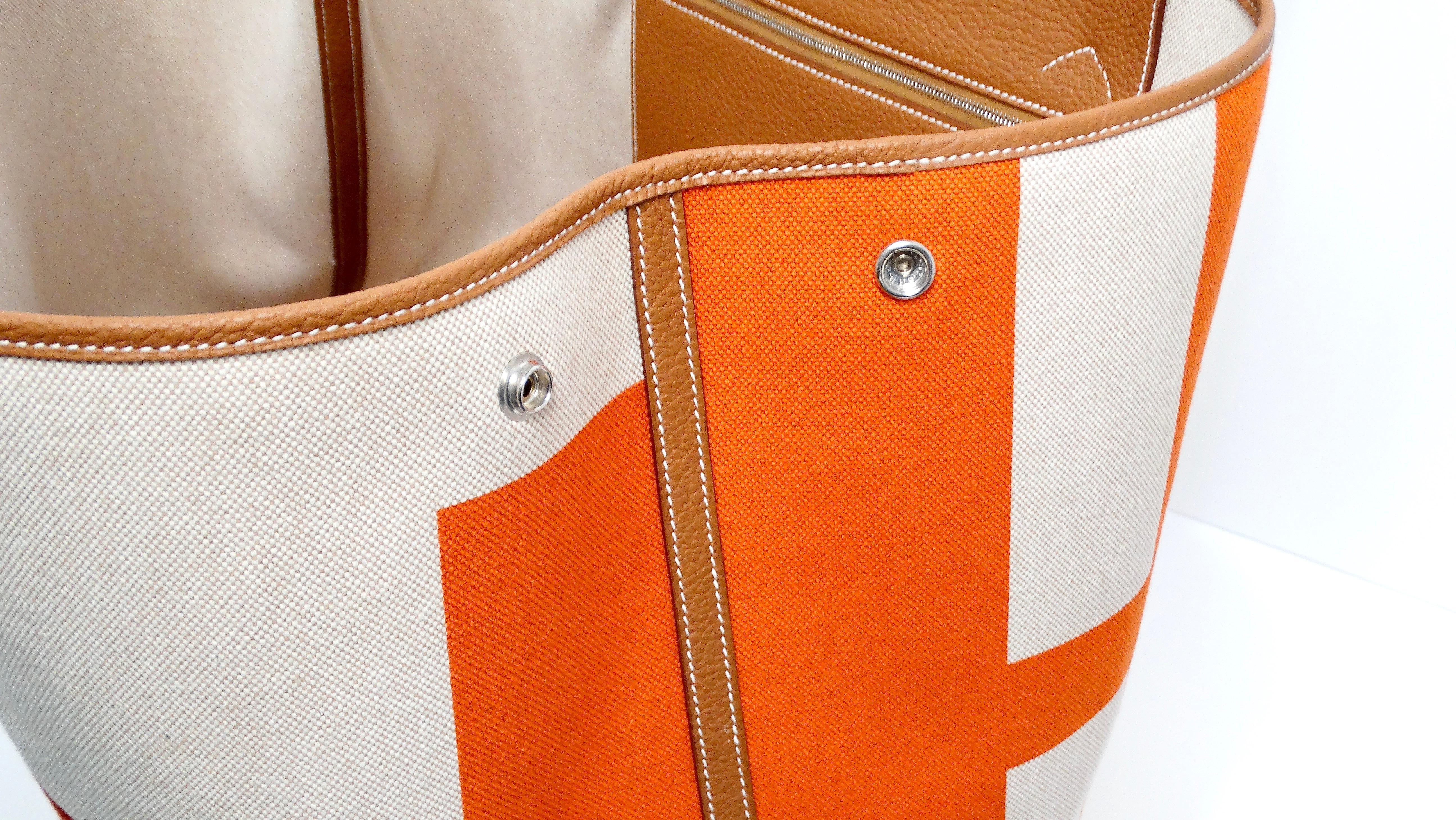 Hermes Capucine Garden Party 49 Voyage Tote Bag 2
