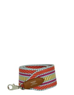 Hermes Capucine/Magnolia Toile Swift 50mm Sangle Cavale Bag Shoulder Strap