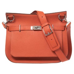 Hermes Capucine Togo Leather Palladium Hardware Jypsiere 34 Bag