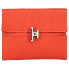 Hermès Capucines Chevre Mysore Cinhetic Clutch