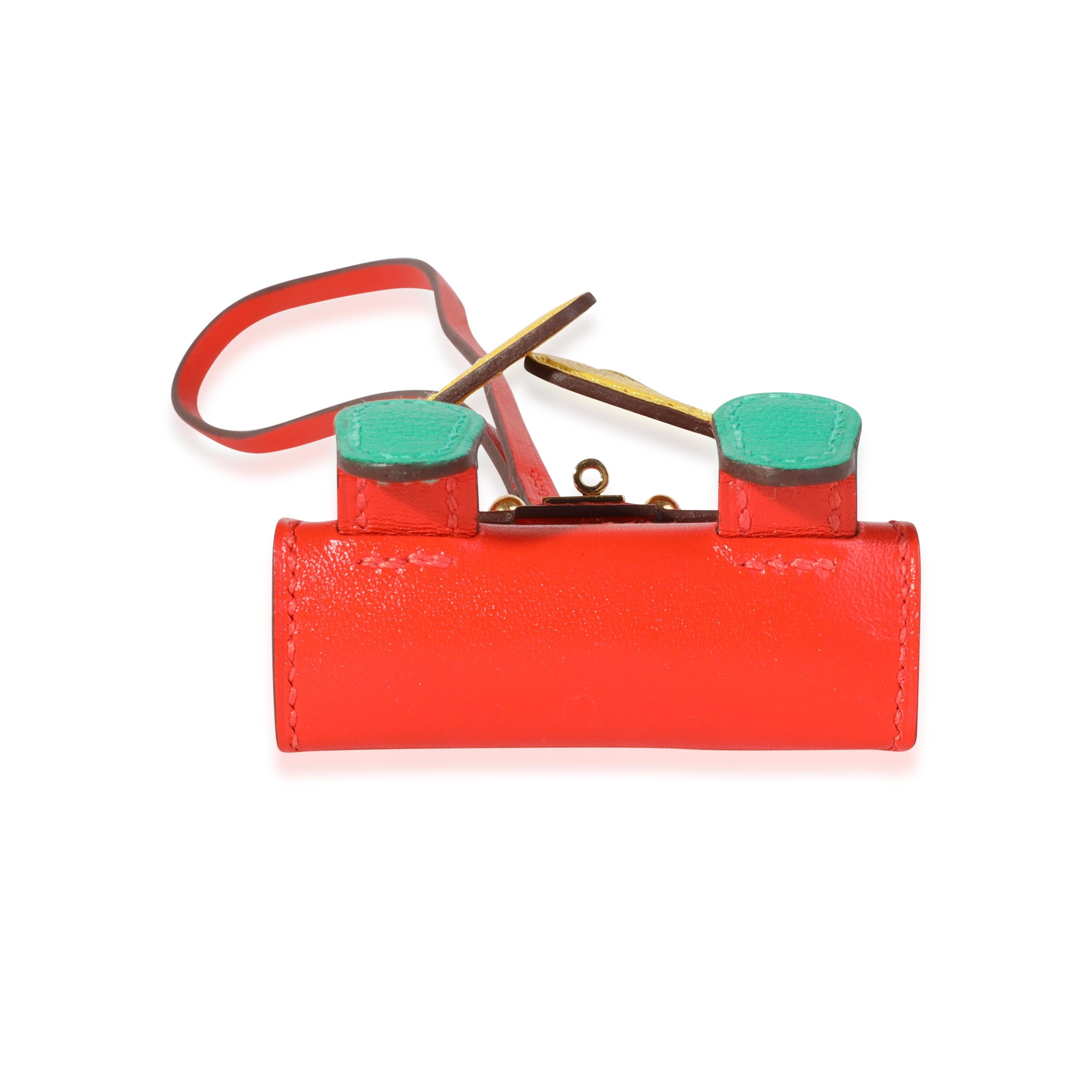 Hermès Capucines Tadelakt & Multicolor Chévre Mysore Quelle Idole Tasche Charme im Angebot 1