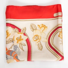 Hermes Caraibes by Christiane Vauzelles Silk Scarf