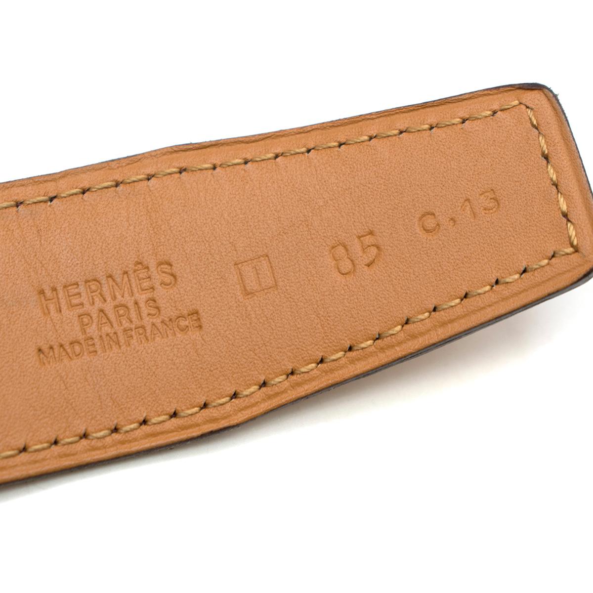 smooth ostrich belt
