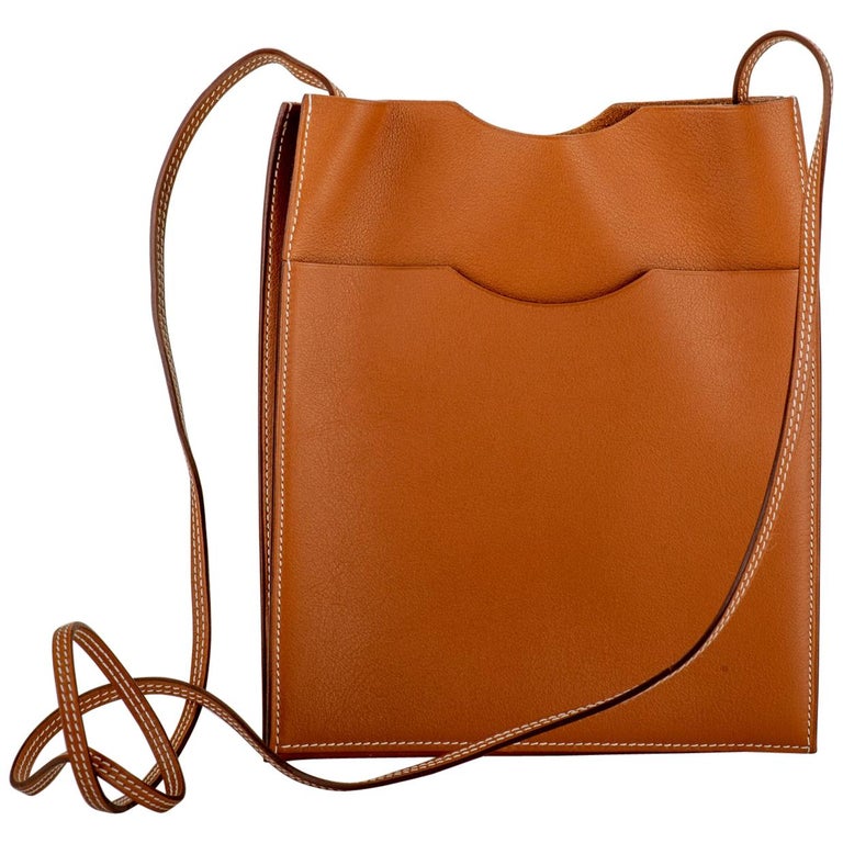 Hermès Caramel Swift Crossbody Bag at 1stDibs | caramel crossbody bag ...
