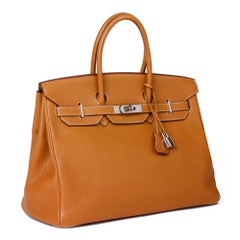 Hermès Caramel Togo Leather Birkin 35cm