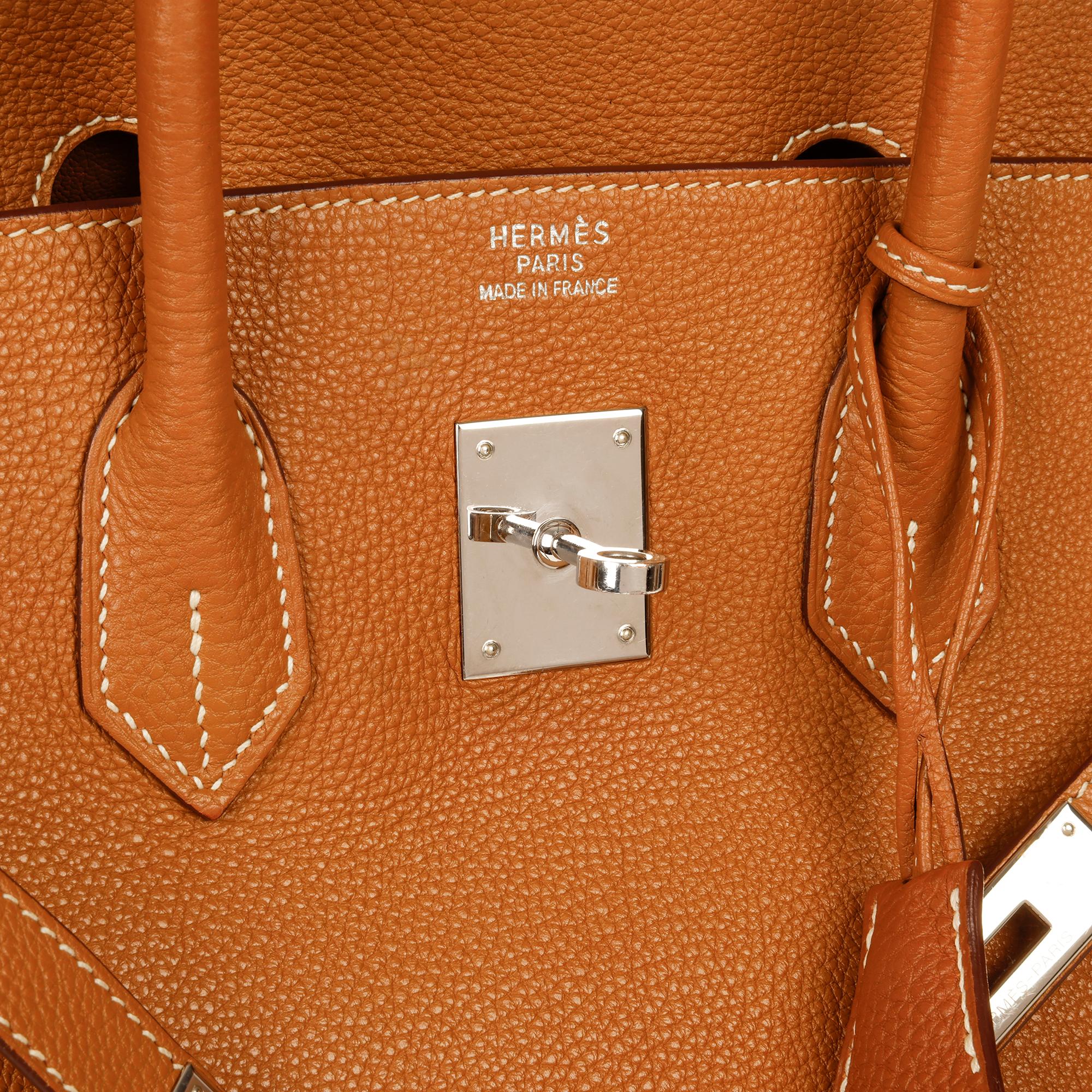 Women's Hermès Caramel Togo Leather Birkin 35cm