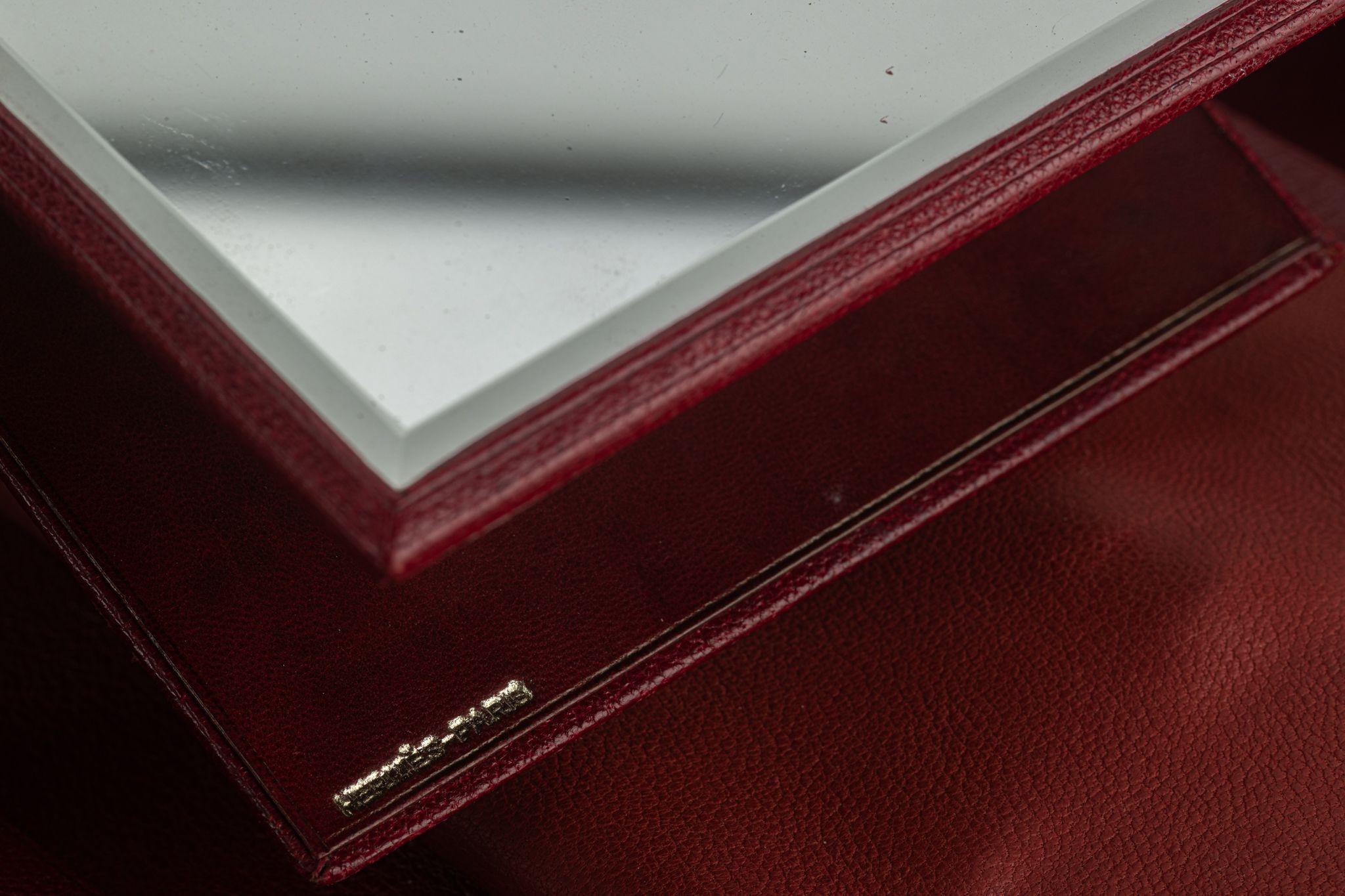 Trousse de toilette Hermès au caramel en vente 7