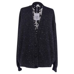 Hermes Cardigan Brides de Gala Twillaine Noir Tweed 40 / 8