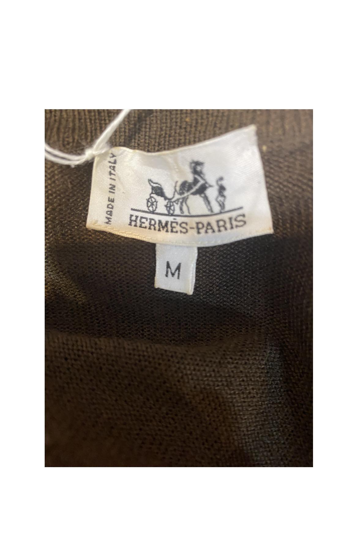 Hermès cardigan. For Sale 2
