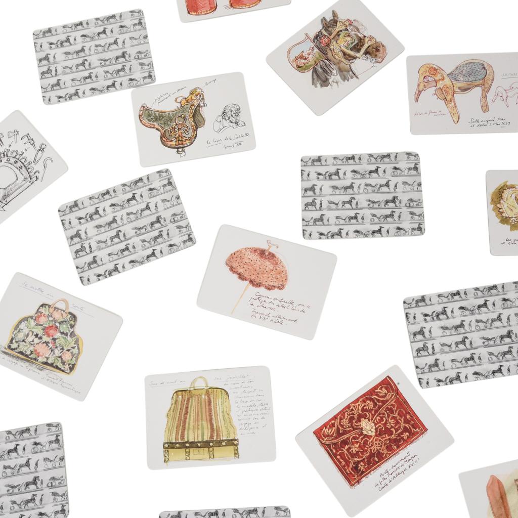 Mightychic offers an Hermes La Collection Memory game.
Features drawings from the Emile Hermes Collection - makes for hours of family fun or a charming gift.
Comes with gift box and ribbon.
New or Pristine Store Fresh Condition.
final sale    