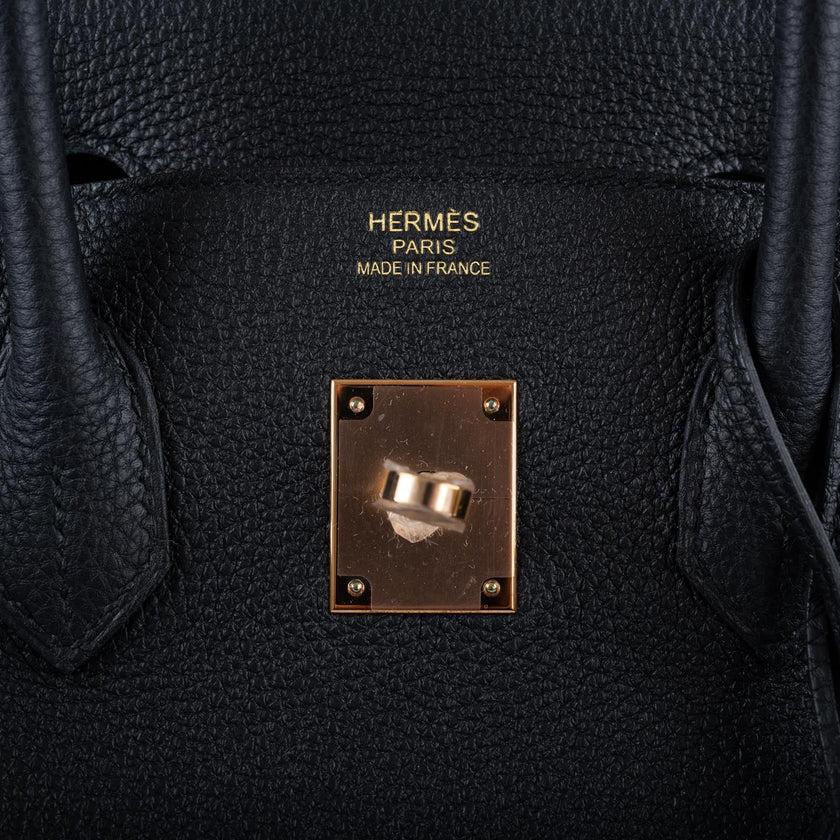 Hermès Cargo Birkin 25 Black Swift and Toile Canvas with Palladium Hardware Bag For Sale 6