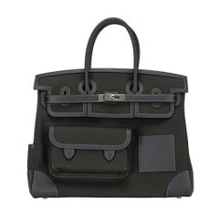Hermes Cargo Birkin 35cm Gris Misty palladium hardware