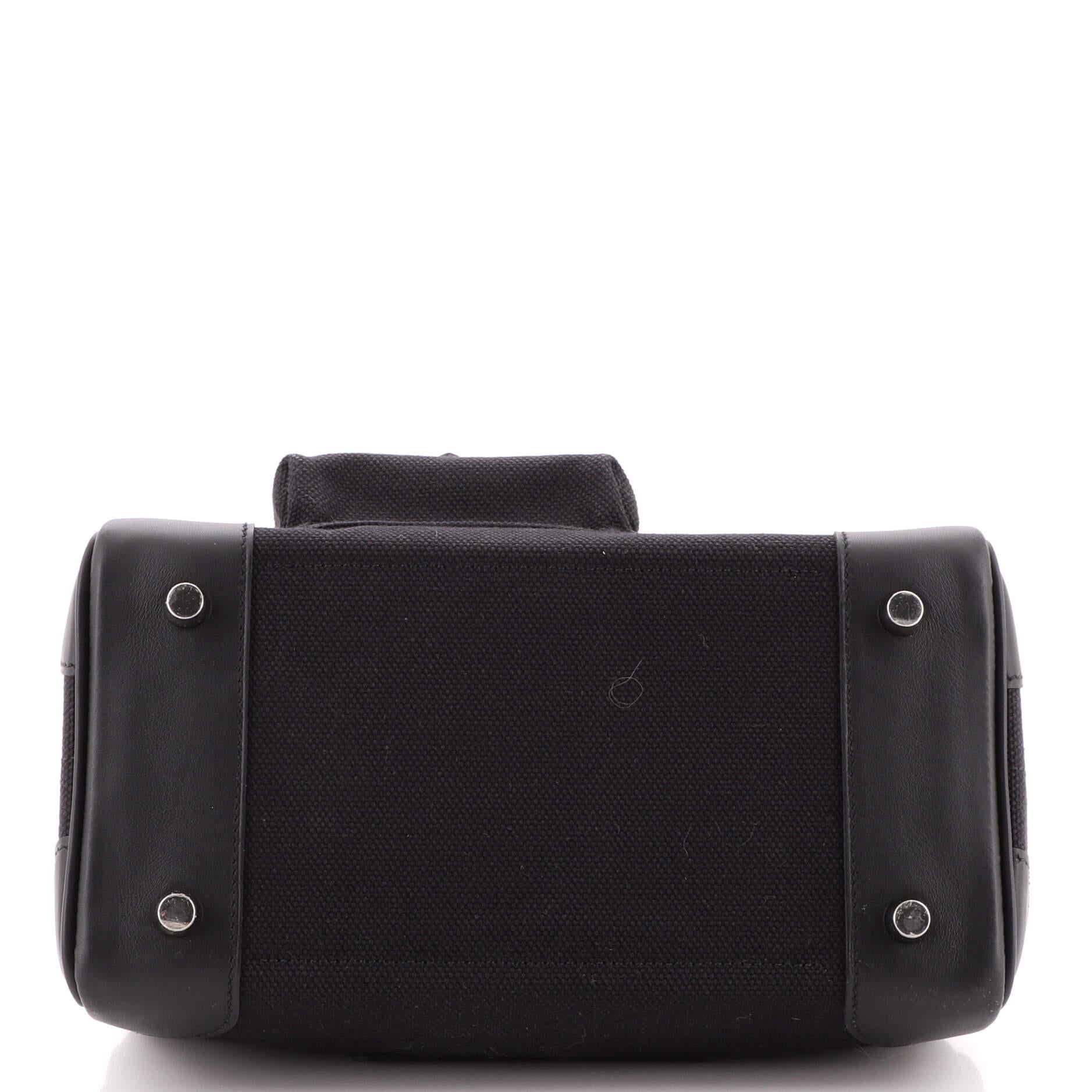 Hermes Cargo Birkin Bag Canvas and Swift 25 In Good Condition In NY, NY