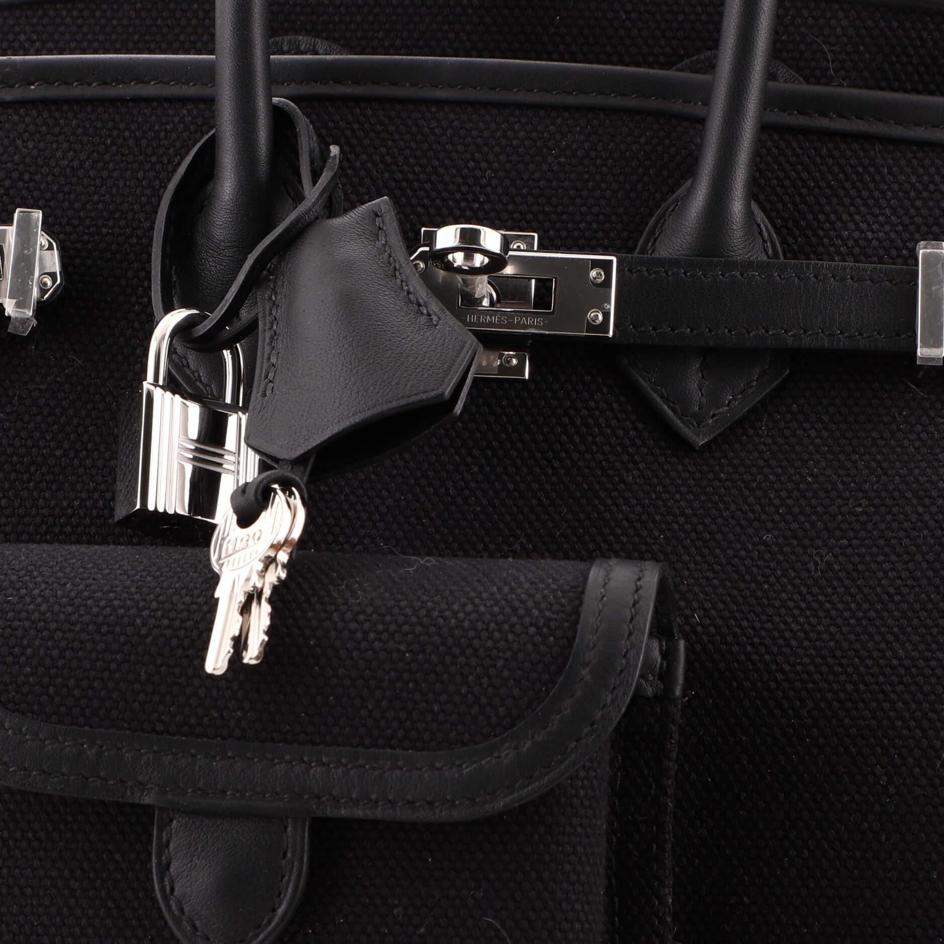 Hermes Cargo Birkin Bag Canvas and Swift 25 2