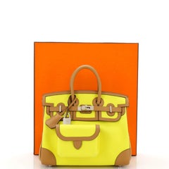 Hermes Cargo Birkin Bag Toile and Swift 25