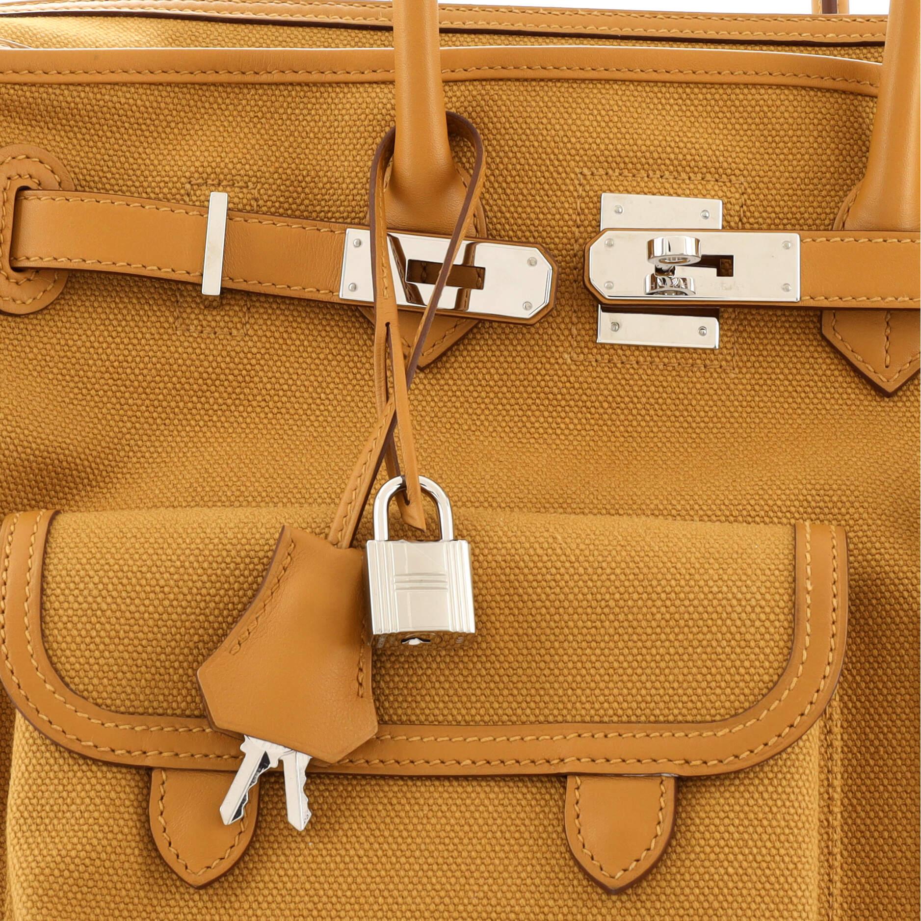 Hermes Cargo Birkin Bag Toile and Swift 35 1