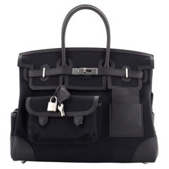 Hermes Cargo Birkin Bag Toile and Swift 35