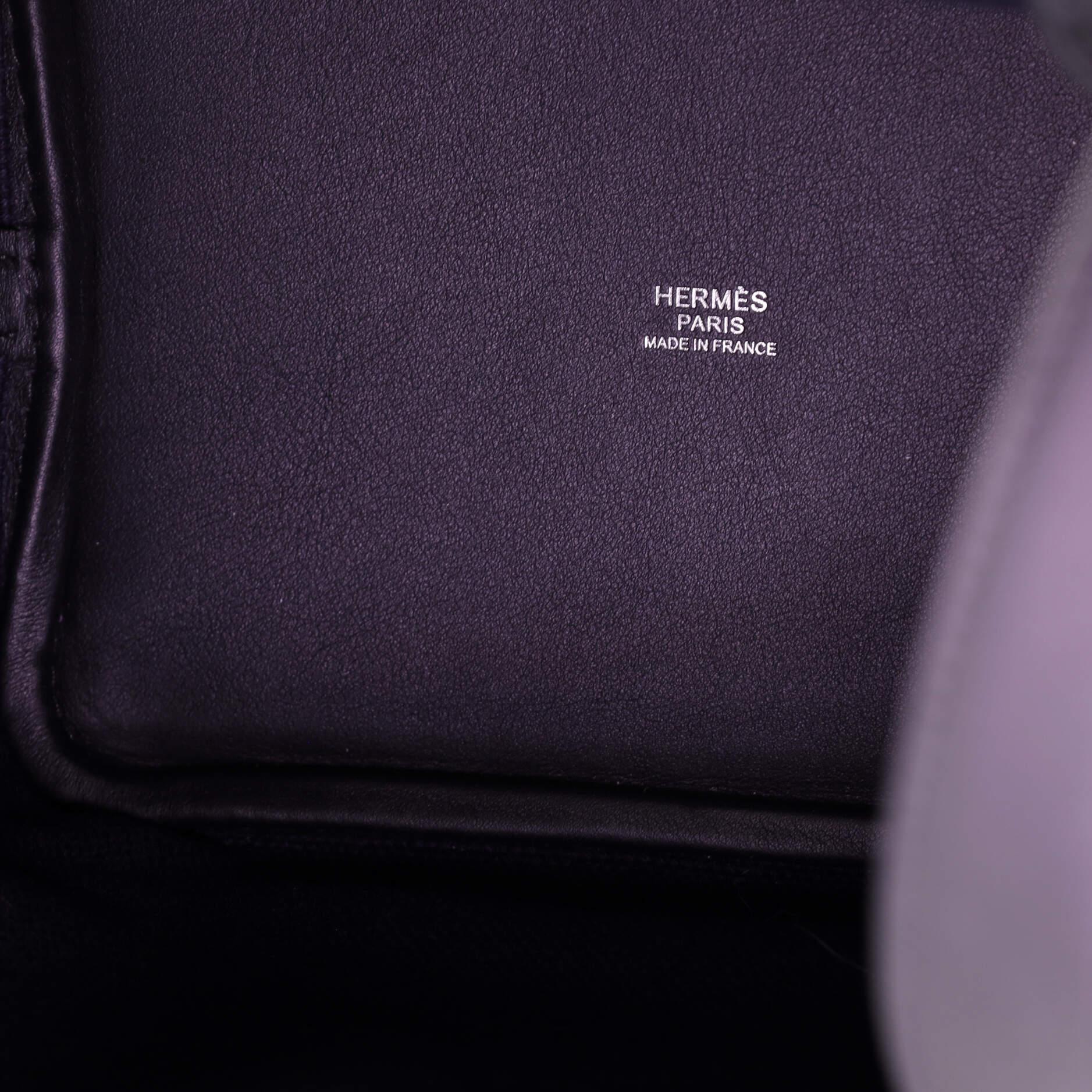 Black Hermes Cargo Picotin Lock Bag Canvas and Swift PM