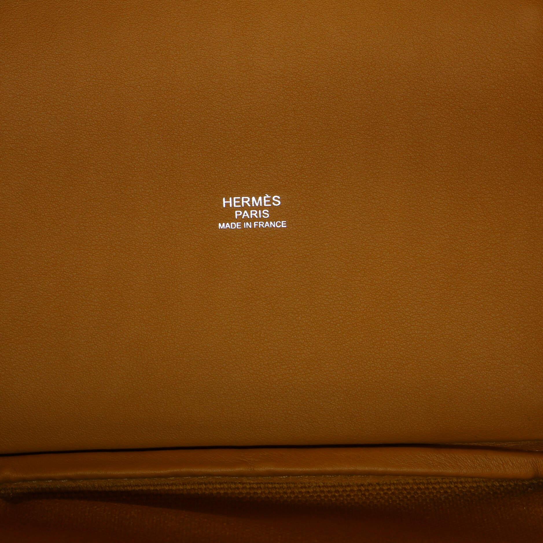 Hermes Cargo Picotin Lock Bag Canvas and Swift PM 2