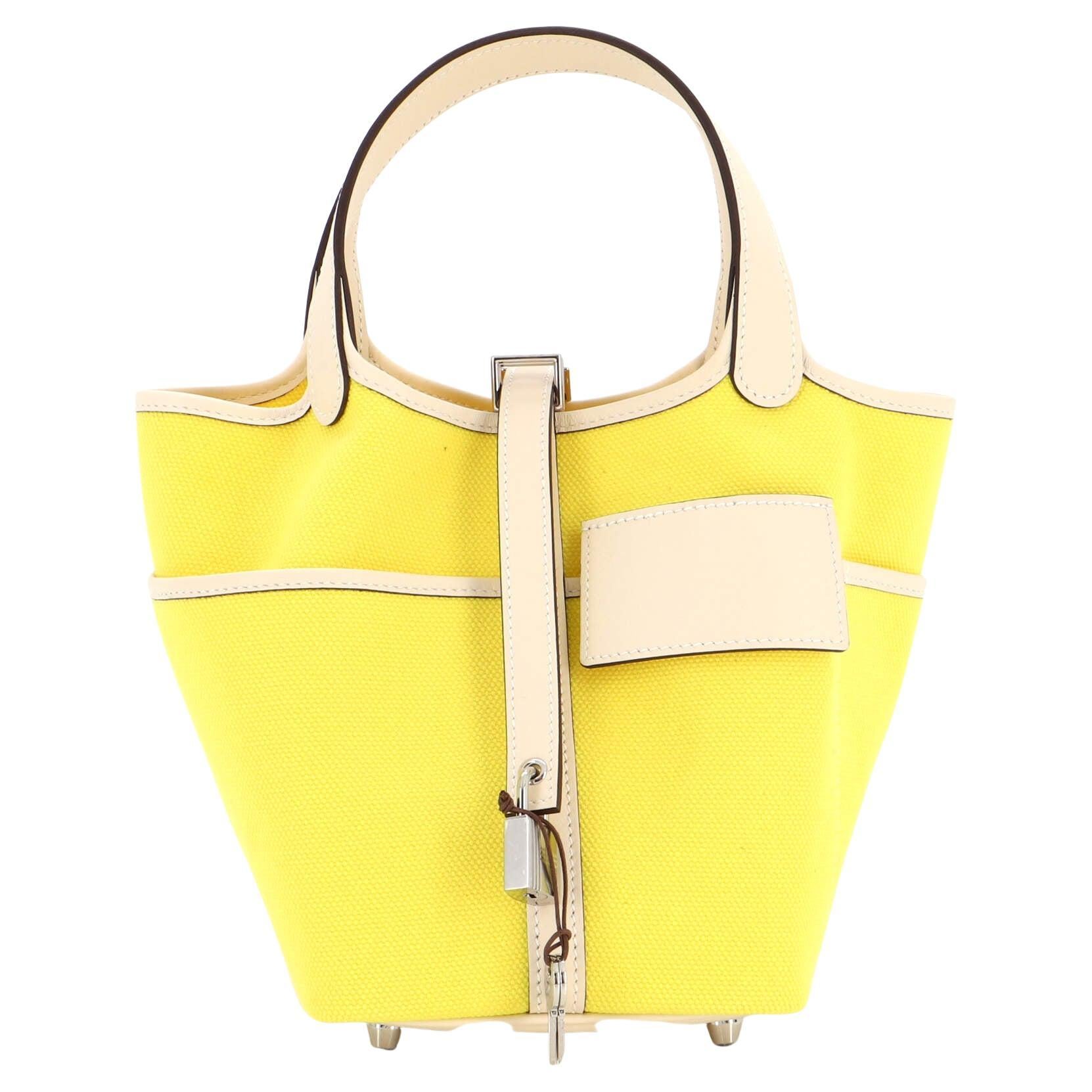 Sac hermes toile et cuir new arrivals