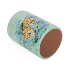 Hermes Carnets D'Equateur Tea Box Hand Painted Rare