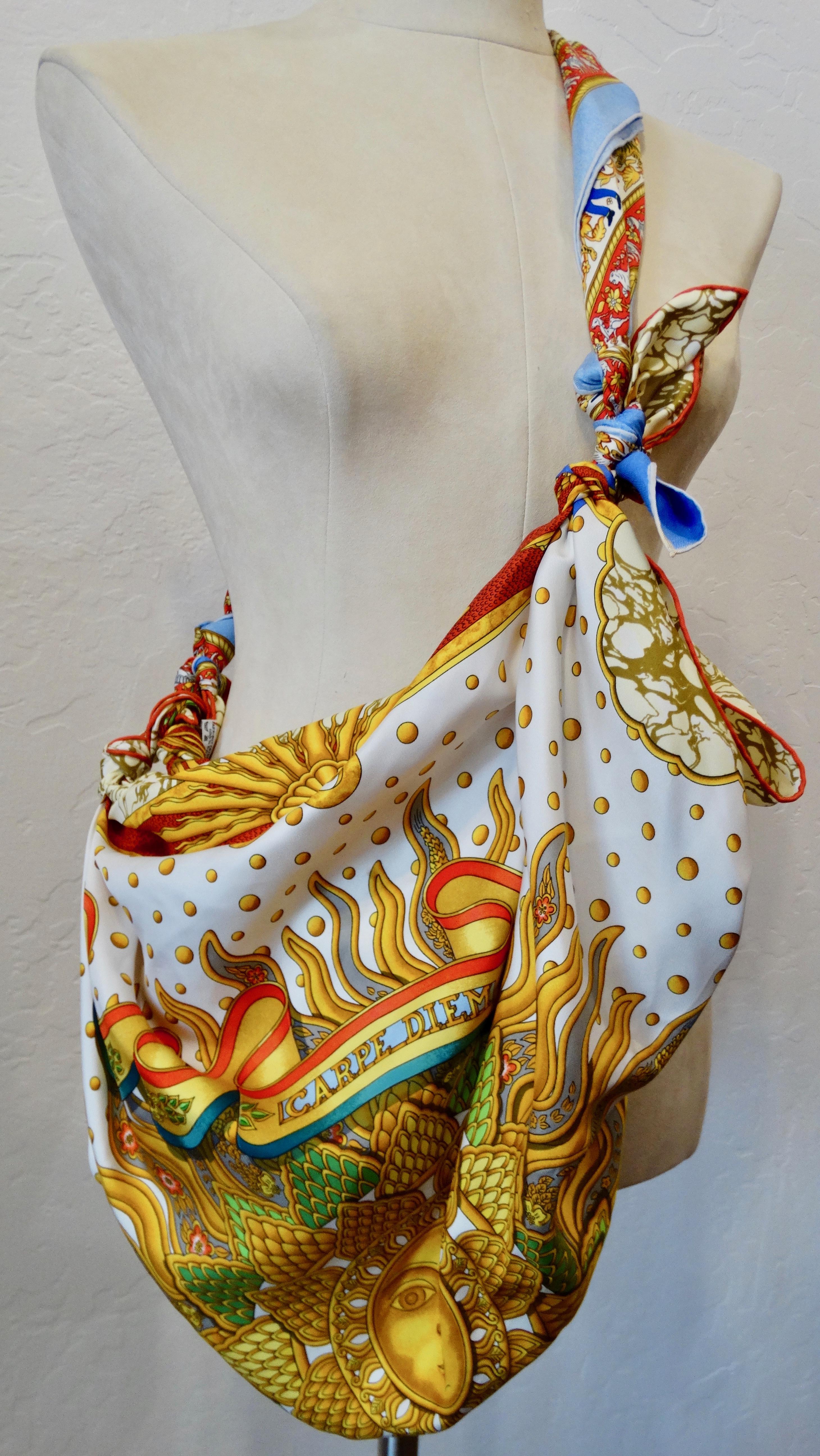 hermes scarf bag