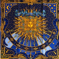 Hermes Carpe Diem Foulard en soie Carre 90cm Joachim Metz