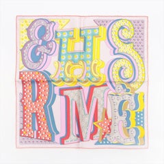 Hermès Carré 45 Electrique Scarf Silk