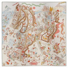 Hermès Carré 90 Academia Hippica