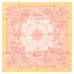 Pañuelo de seda Hermès Carré 90 Azulejos