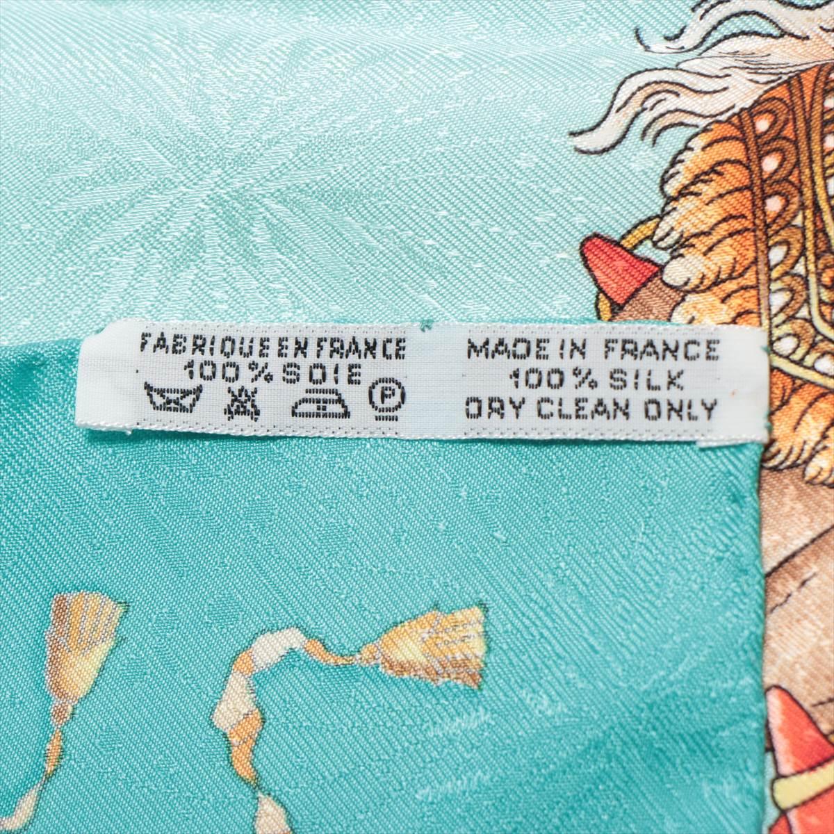 Hermès Carré 90 Les Fetes Du Roi Soleil Blue 2