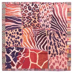 Sciarpa Hermès Carré 90 Pelages Et Camouflage Wild