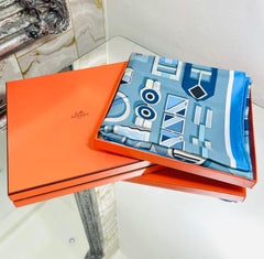 Hermes Carre En Boucles Silk Scarf