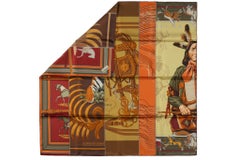 Hermès "Carré en Carrés" Rare Silk Scarf
