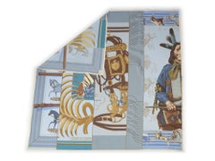 Hermès Carré en Carrés Silk Jersey Scarf