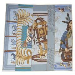 Hermès Carré en Carrés Silk Jersey Scarf