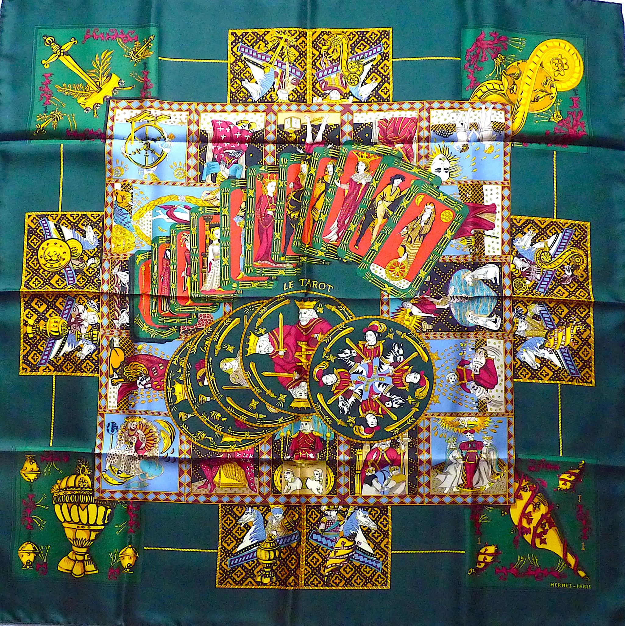 Very sought after HERMES Silk Scarf, entitled 