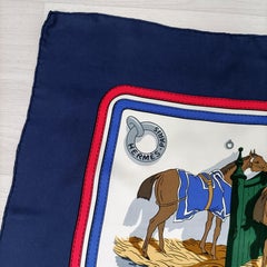 Hermes bob "Martell Grand National" special edition year 1993 in pure silk