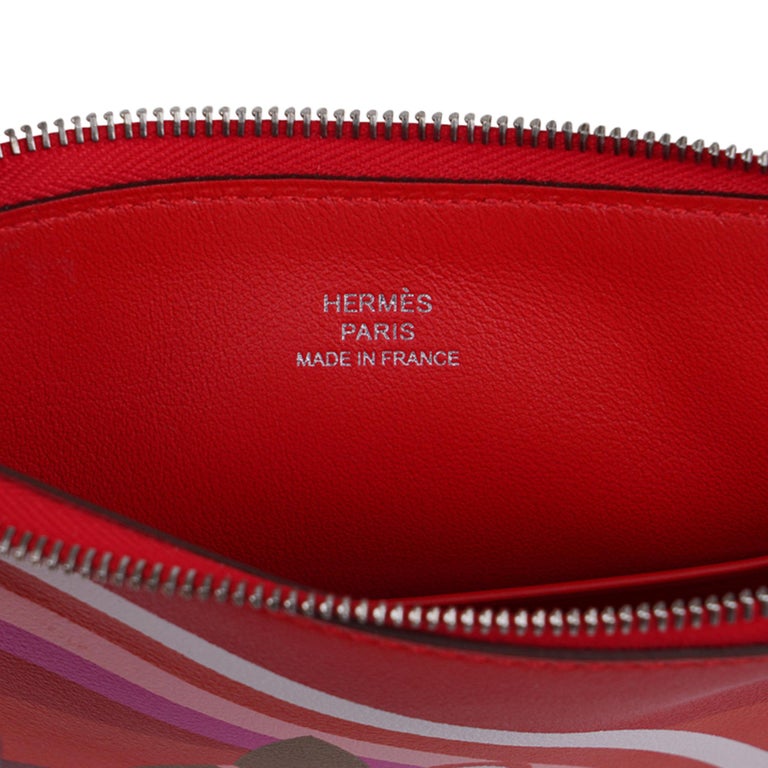 Hermes Carre Pocket Pouch Couverture Novelle Swift Leather New w/Box For  Sale at 1stDibs