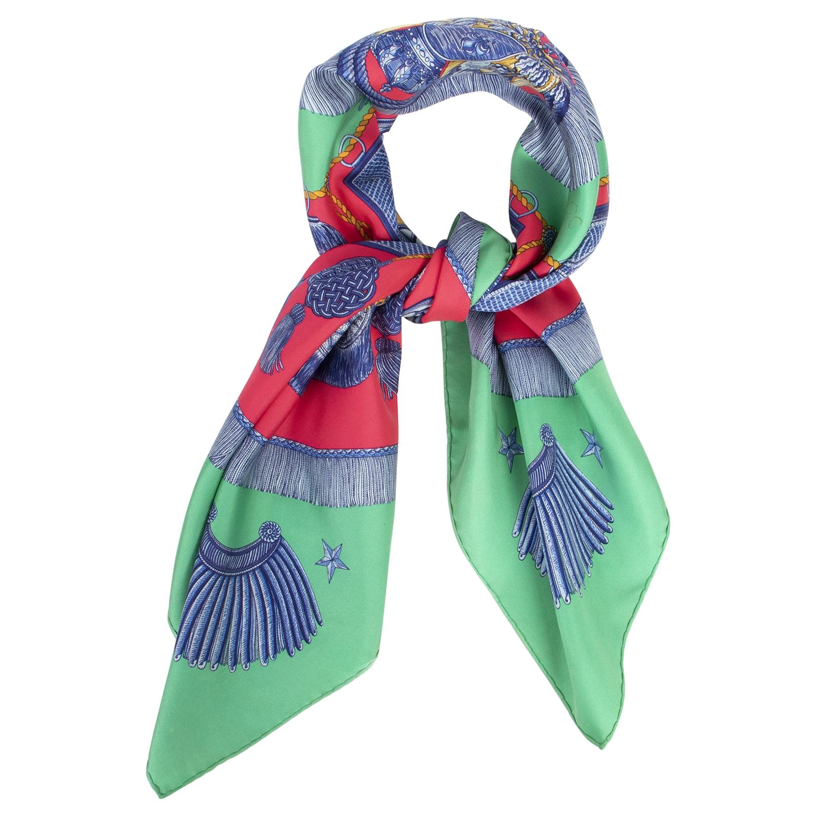 Hermès Carré Poste Et Cavalerie Scarf