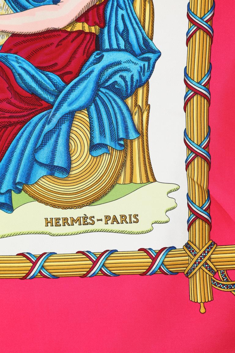 Hermès - Écharpe Carré « Liberté, Egalité, Fraternité »  Unisexe en vente